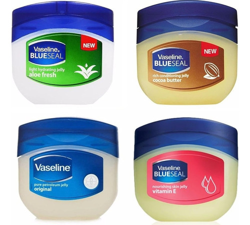 Vaseline Blue Seal Series (variedad 4 Unidades) Manteca De C