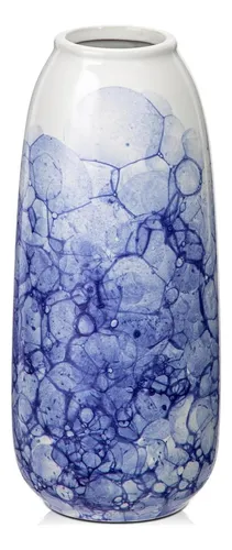 comprar Jarrón Azul Y Blanco, Jarrón De Cerámica Azul, Jarrón Para Y