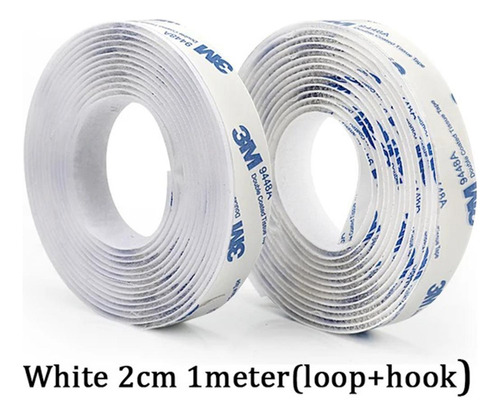 Bandas Para Costura, Mxvwb-002, 2 Pzas, 20mm, 1m, Blanco, Ro Color Blanco