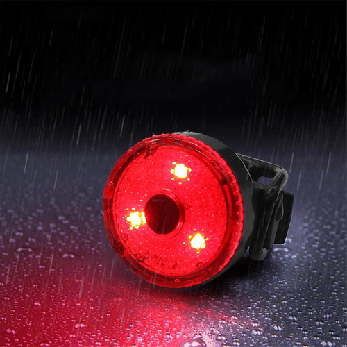 Usb Recarregável Bicicleta Luz Da Bicicleta Luz Vermelho