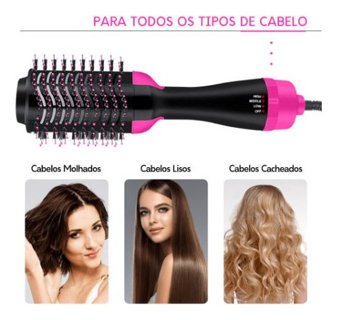 Escova Alisadora 3 Em 1 Step One 127v: Alisamento Perfeito
