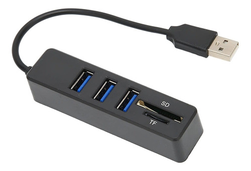 Hub Usb2.0 Usb Facil Acceso Plug And Play 3 Para Viaje Hogar