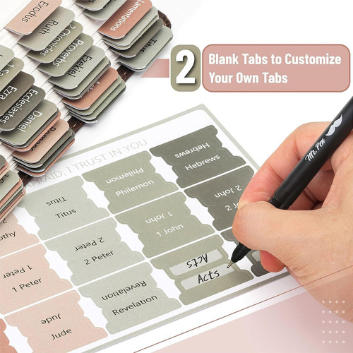 Adhesivos Laminados Para La Biblia Con Letras Grandes, Fácil