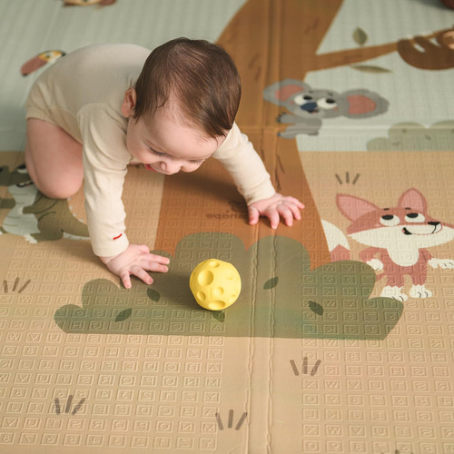 Edushape Baby Crawl & Play Mat Jungle Fun - Mats De Juego De