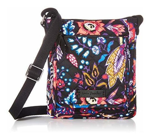 Vera Bradley - Monedero Mini Hipster De Algodón Exclusivo Pa