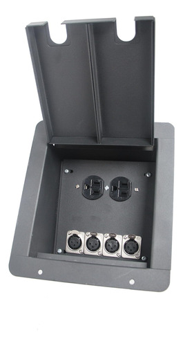 Elite Core Caja De Piso Empotrable Fb4 | 4 Xlr, 1 Conexiones