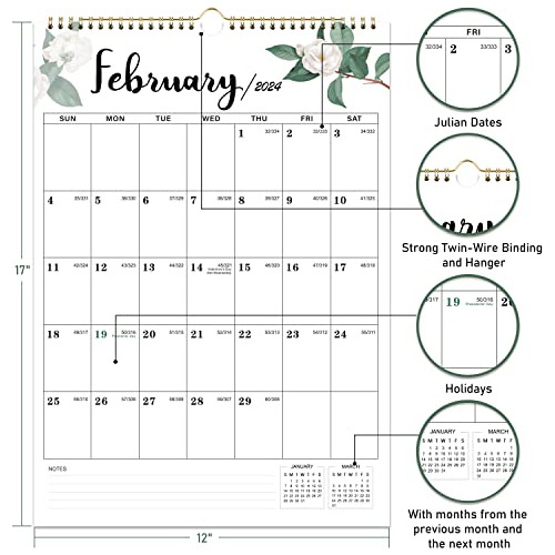 Calendario 2024 Vertical De Pared, Sep. 2023 Dic. 2024,...