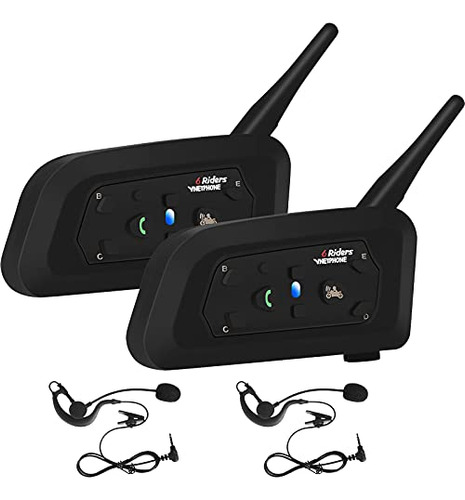 Ejeas Vnetphone 2 Sets V6c Grupo Rbitro Bluetooth Intercom