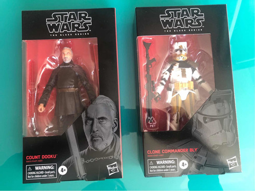 Count Dooku Y Comandante Bly Star Wars Black Series