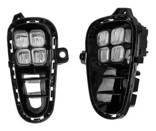 Juego De Faros Para Niebla Kia Rio 18-20 4 Ojos