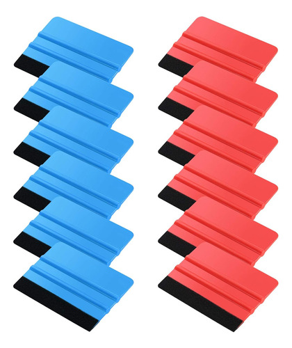 Felt Edge Squeegee Car Wrapping Tool Kits, 4 Inch Felt Squee