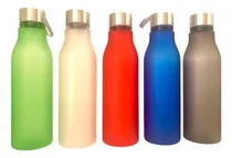 Comprar Botella Deportiva Aluminio Caramañola Cantimplora 500cc Color Azul