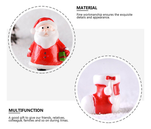 Estatuetas De Boneco De Neve Christmas Micro Landscape Mini