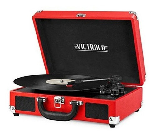 Victrola - Tocadiscos Con Altavoces (bluetooth), Vsc-550bt-r