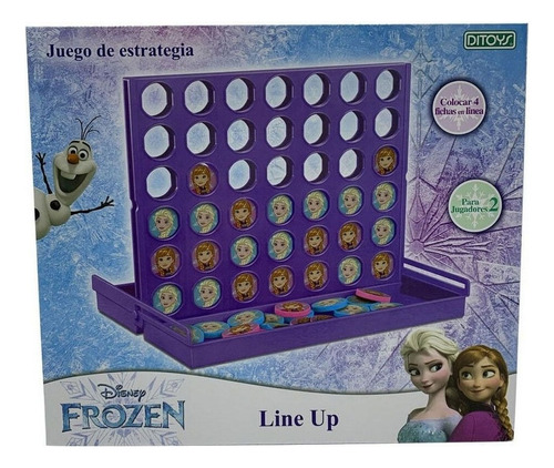 4 En Línea Frozen Line Up Ditoys Juego De Mesa 