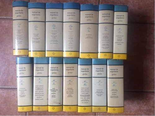 Coleção Manual Do Engenheiro 14 Volumes + Encartes - Globo (Usado)