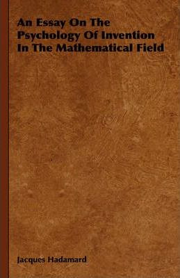 Libro An Essay On The Psychology Of Invention In The Math...