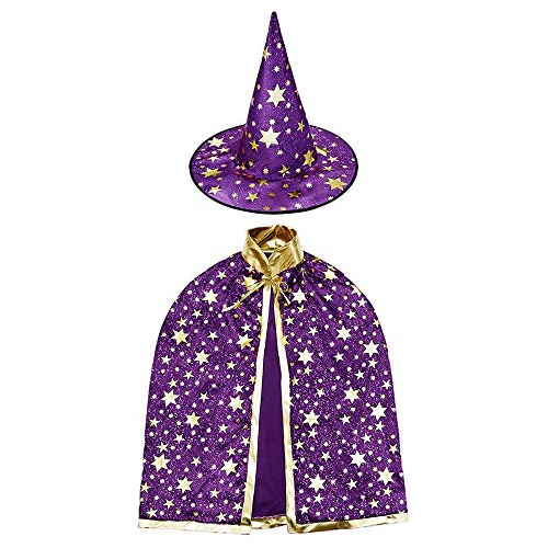 Capa De Mago Sombrero, Disfraces De Halloween Niños, C...
