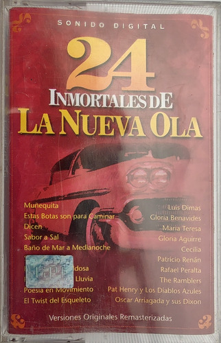 Cassette De 24 Inmortales De La Nueva Ola (2931