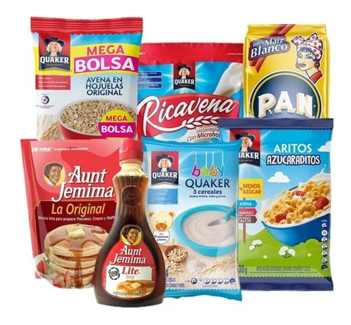 Combo Mercado Hogar: Don Pancho, Aun Jemima, Quaker, P.a.n.