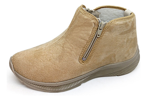 Bota Mujer Piel Corderito Con Dos Cierres - Faraon Art 65