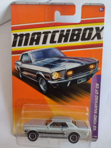 Matchbox 68 Ford Mustang Gt Cs