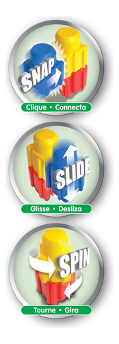 Kit De Construcción 300 Piezas, Bloques Coloridos 3d Para Ni