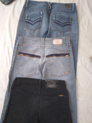 Pa56 Pantalon (3)camisa(1) De Jeans Talles 3/30/38/42 $ 2400
