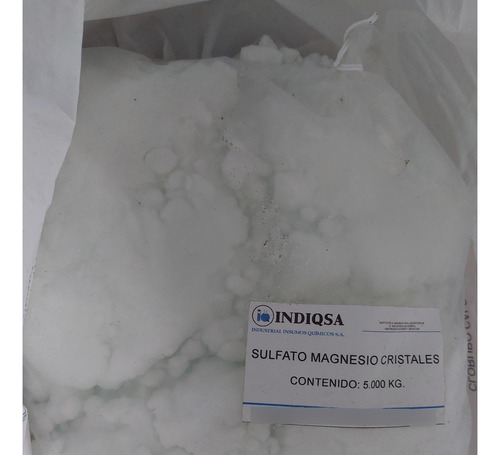 Nutrientes Hidroponia : Sulfato Magnesio Cristales : 4 Kg