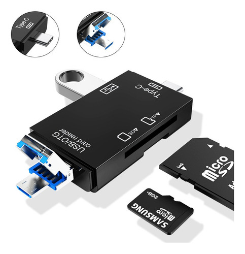 Adaptador 3 En 1 Lector Tarjetas Sd Pc 2.0 Usb