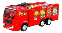 Comprar Camión Juguete De Bomberos  Con Luces Y Sirenas 3d 