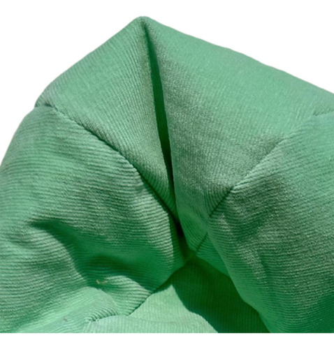 Sofá En Miniatura Con Almohada, Escena De La Vida, Verde