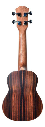 Ukulele Acústico Seizi Bora-bora Crush Soprano Ebony Com Bag