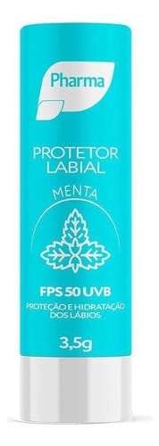 Protetor Labial E Solar Proteção Fps50 Bastão Menta Pharma