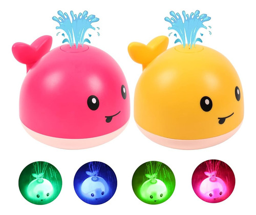 ~? Aolige Baby Light Up Bath Toys For Kids 2pcs Whale Bath T