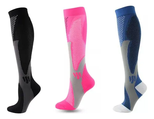 Pack X 3 Medias Deportivas Compresión Alta 20-30 Mmhg