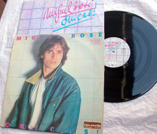 Miguel Bose - Chicas ! / Vinilo Ed. Spain 1979 + Insert