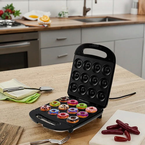 Donera Eléctrica 12 Donas Caseras Fáciles Y Esponjosas En Stock