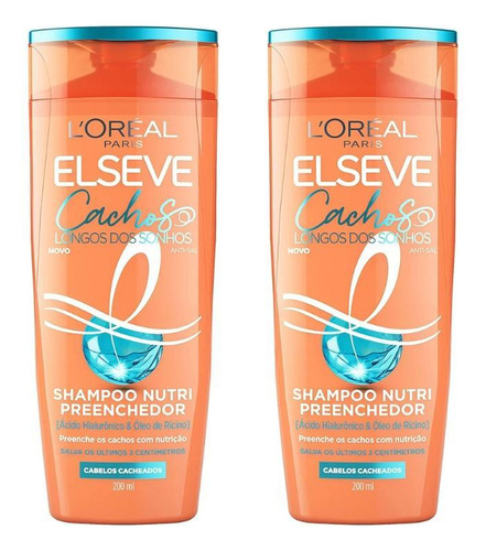 Shampoo Elseve 200ml Cachos Dos Sonhos - Kit Com 2un