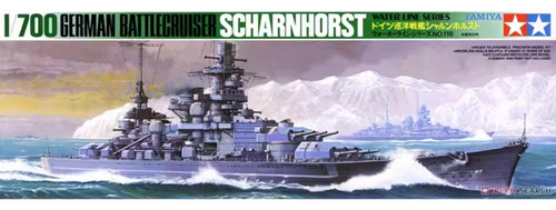 Tamiya 77518 1/700 Crucero De Batalla Alemán Scharnhorst De