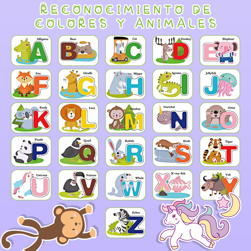 26 Juguete Abecedario Para Aprender, Juego Educativo De
