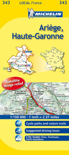 Mapa Local Ariege, Haute-garonne - Varios Autores