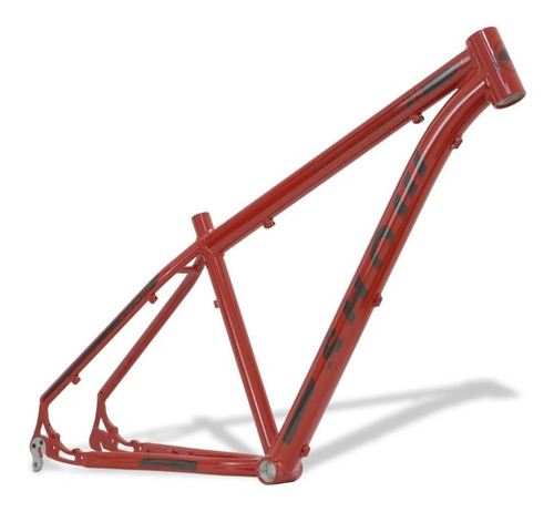 Imagem 1 de 5 de Quadro Show Rocker Bicicleta Aro 29 Alumínio Vermelho Tam 15