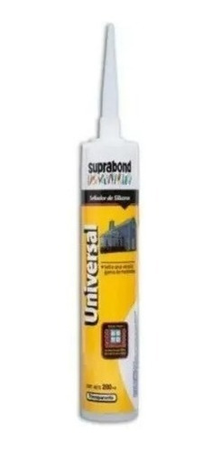 Sellador De Silicona Universal Blanco Suprabond 280ml