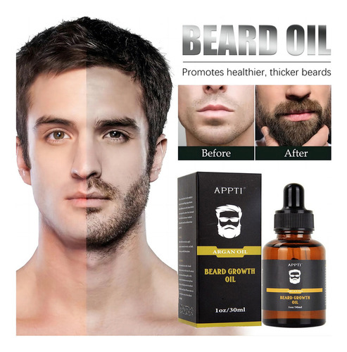  Aceite Para Barba De 5 Ml Para Hacer Crecer La Barba Más