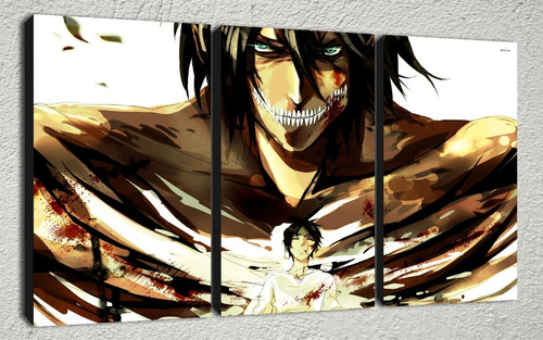 Posters Attack On Titan Manga Anime Eren Cuadros 90x57 Cm B5