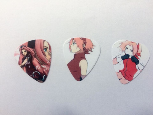 Kit 3 Palhetas Paletas Anime Guitarra Violão Japones | MercadoLivre
