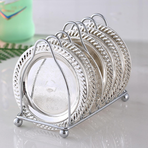 Soporte De Exhibición Para Estante De Platos, Mini Plata