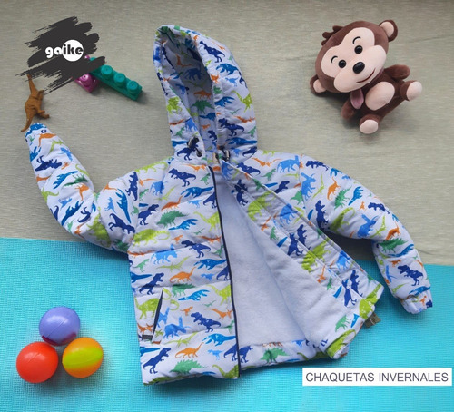 Chaqueta Impermeable Niños Dinosaurios