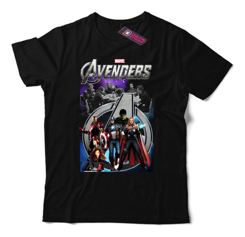 Remera Marvel The Avengers Comics Los Vengadores Mv4 Dtg